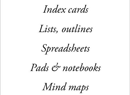 7 Tools to Help Nonfiction Authors Organize Their Ideas Before Starting to Write a Book by Roger C. Parker