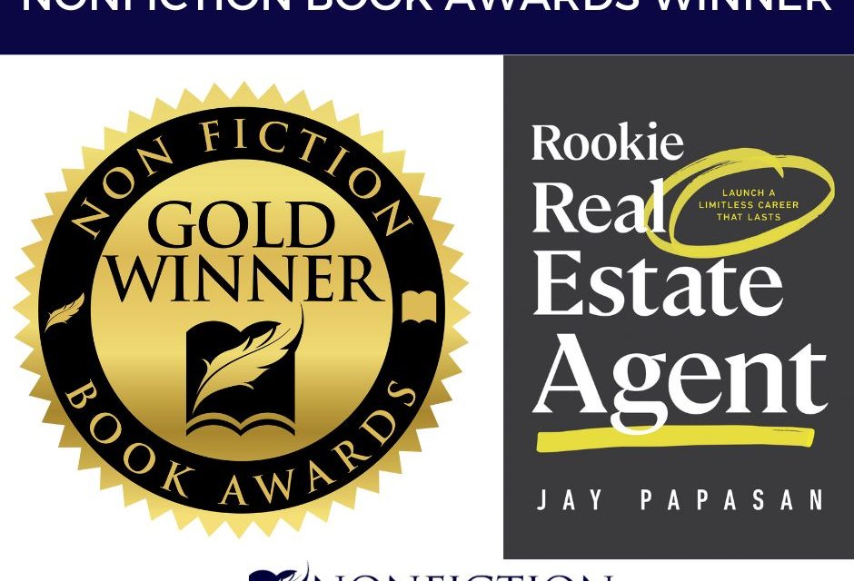 Book Award Winner: Rookie Real Estate Agent: Launch a Limitless Career That Lasts by Jay Papasan